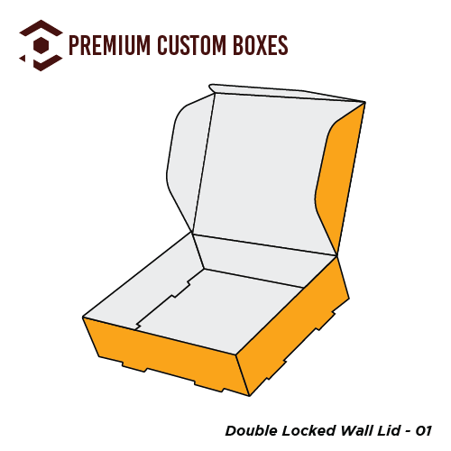 Custom Double locked wall lid boxes