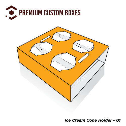 Custom Ice Cream Cone Holder Ice Cream Cone Holder Boxes PCB
