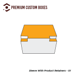 Custom Sleeve with Product Retainers