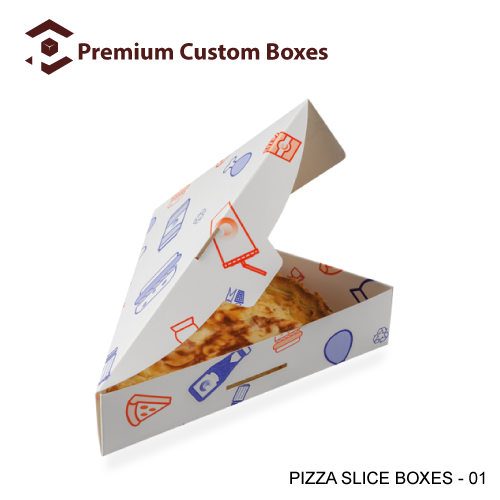 Custom Pizza Slice Boxes Pizza Slice Packaging PCB