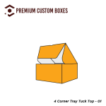 Custom Four Corner Tray Tuck Top