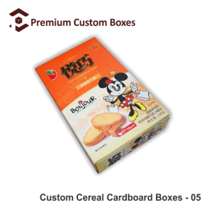 Custom Cereal Cardboard Boxes