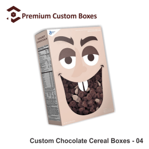 Custom Chocolate Cereal Boxes