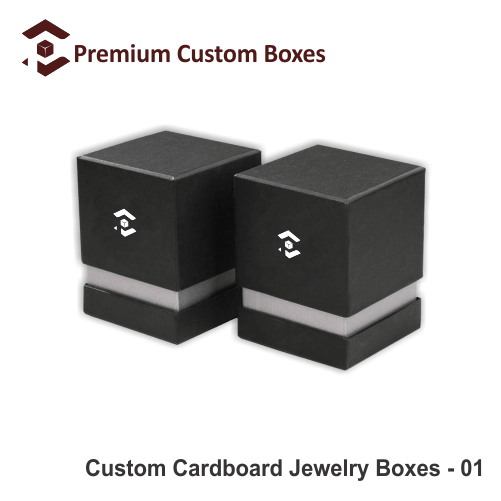 Custom cardboard jewelry boxes