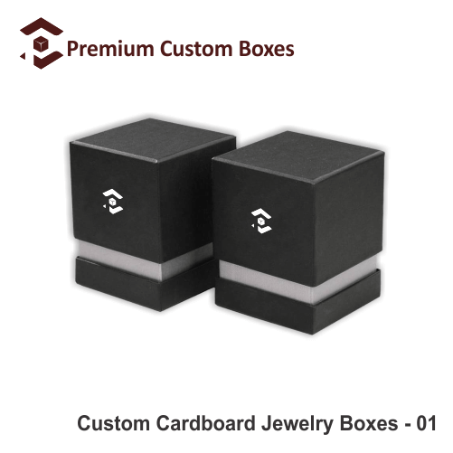Custom Cardboard Jewelry Boxes With Premium Addons