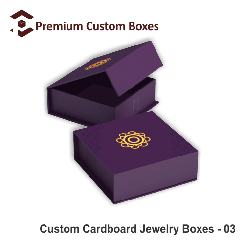 Custom Cardboard Jewelry Boxes With Premium Addons