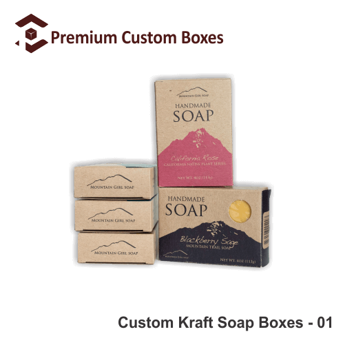 Custom kraft soap boxes