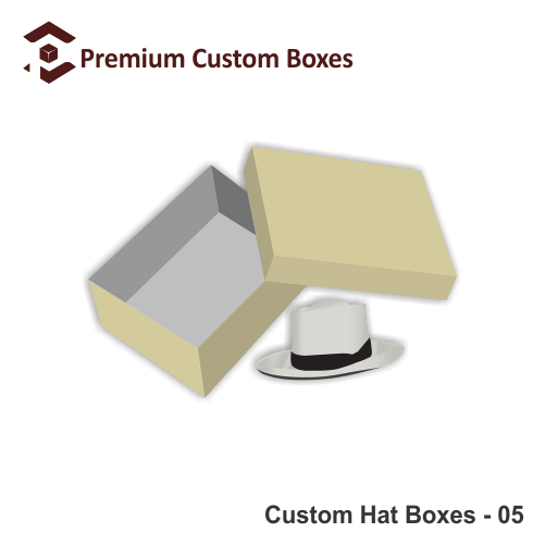 Source Custom unique paper box packaging shipping fedora hat boxes