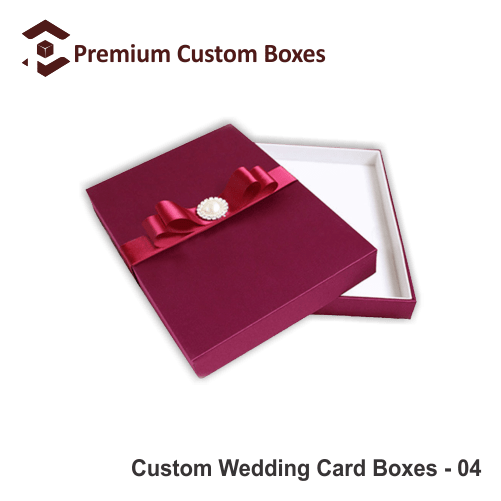Custom wedding card Boxes