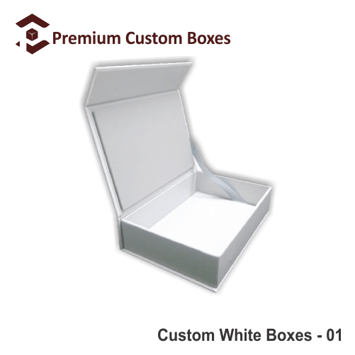 Custom white Boxes