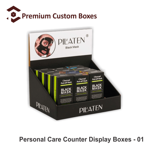 Personal care counter display boxes