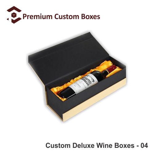 Custom Deluxe Wine Boxes Custom Boxes Personalized Wine Box