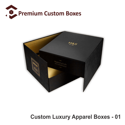 Custom Luxury Apparel Boxes | Custom Clothing Boxes | PCB
