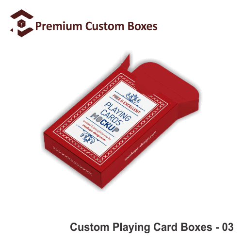 Custom Playing Card Boxes Premium Custom Boxes Playing Card Box