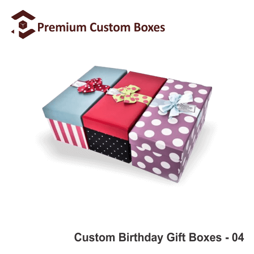 Custom Birthday Boxes Birthday Present Gift Boxes PCB