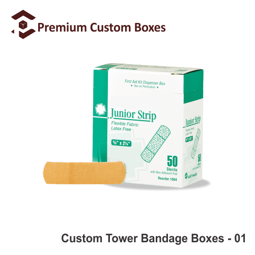 Custom Tower Bandage Boxes