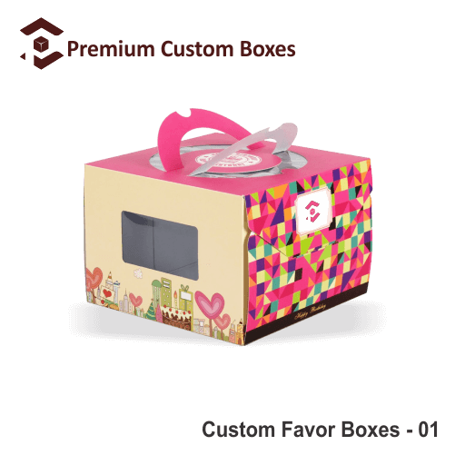 Custom favor boxes