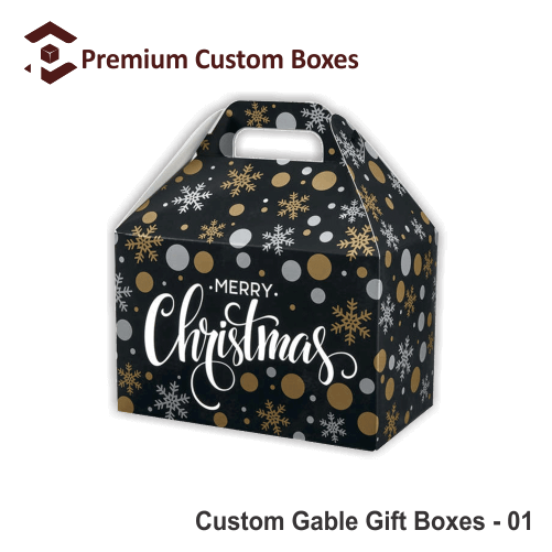 Custom gable gift boxes