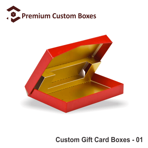 Custom Gift Card Boxes