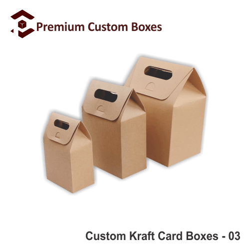 Custom Kraft Card Boxes Custom Boxes Custom Printed Kraft Boxes