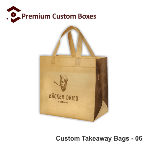 Custom Takeaway Bags Custom Boxes Personalised Takeaway Bags