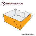 Custom Four Corner Tray