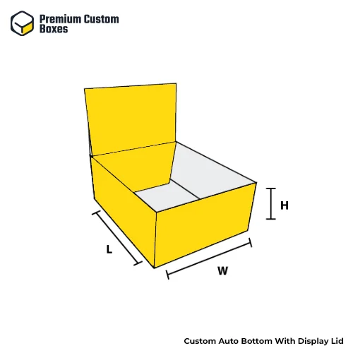 Custom Auto Bottom With Display Lid