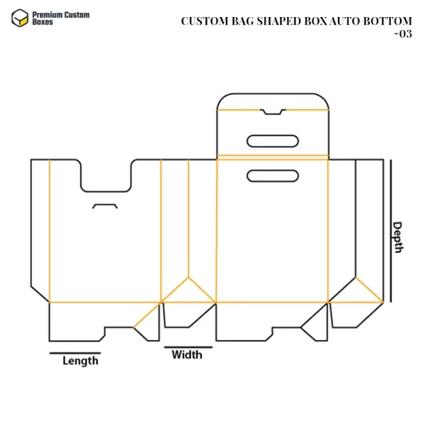 Custom Bag Shaped Box Auto Bottom 03