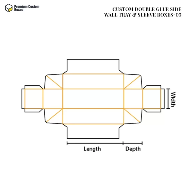 Custom Double Glue Side Wall Tray & Sleeve Boxes 03