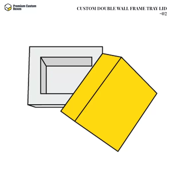 Custom Double Wall Frame Tray Lid 02