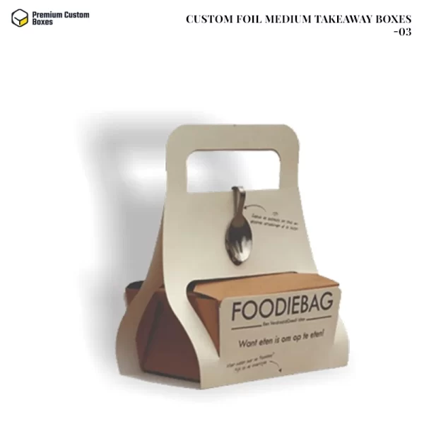 Custom Foil Medium Takeaway Boxes 03
