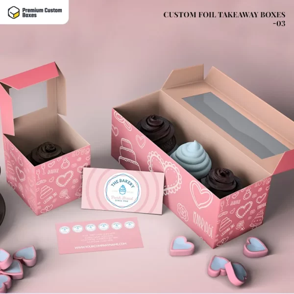 Custom Foil Takeaway Packaging Boxes 03