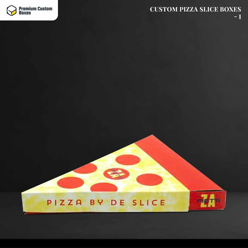 Custom Pizza Slice Boxes Wholesale