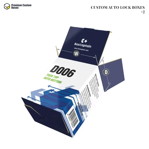 Custom Printed Auto Lock Boxes 2