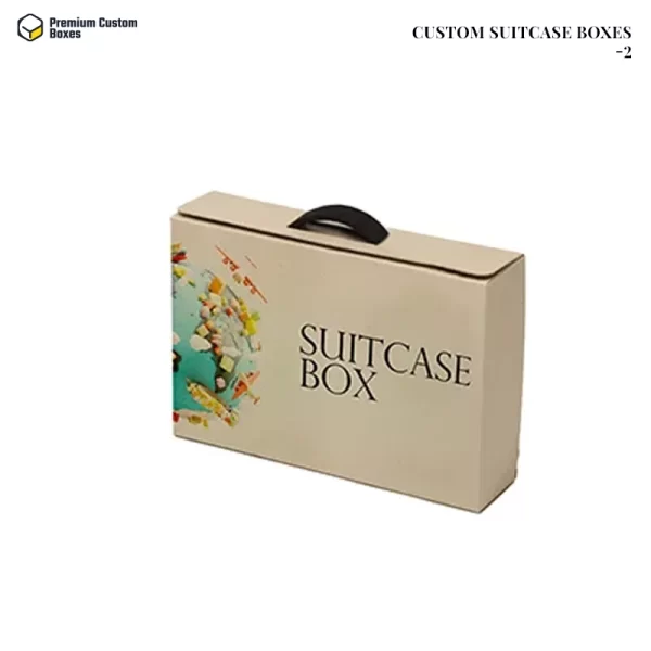 Custom Suitcase Boxes with handle 2