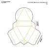 Custom Triangular Tray Lid 03