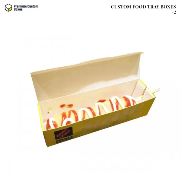 Custom kraft Food Tray 2