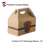 Custom Foil Takeaway Boxes