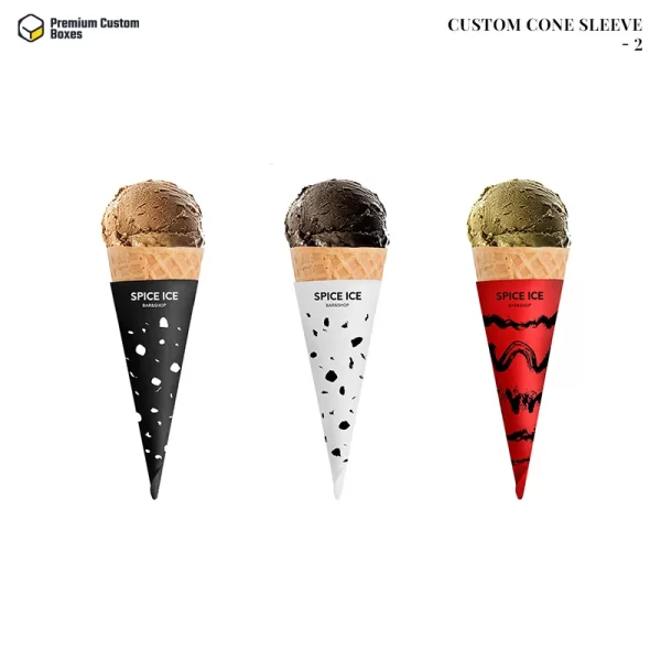 custom printed cone sleeve