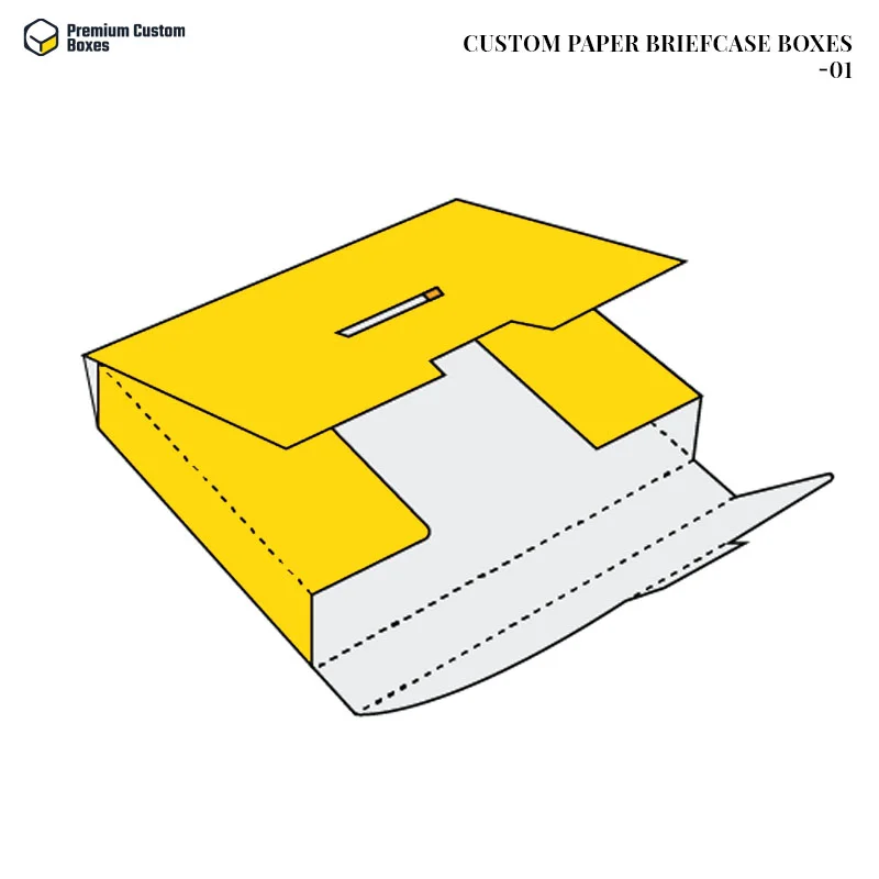 Custom Paper Briefcase Boxes