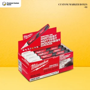 Custom Marker boxes with logo
