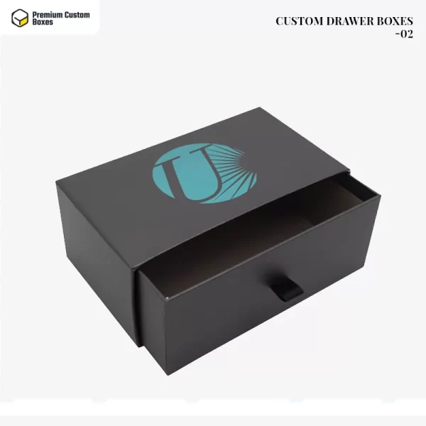 drawer boxes with logo