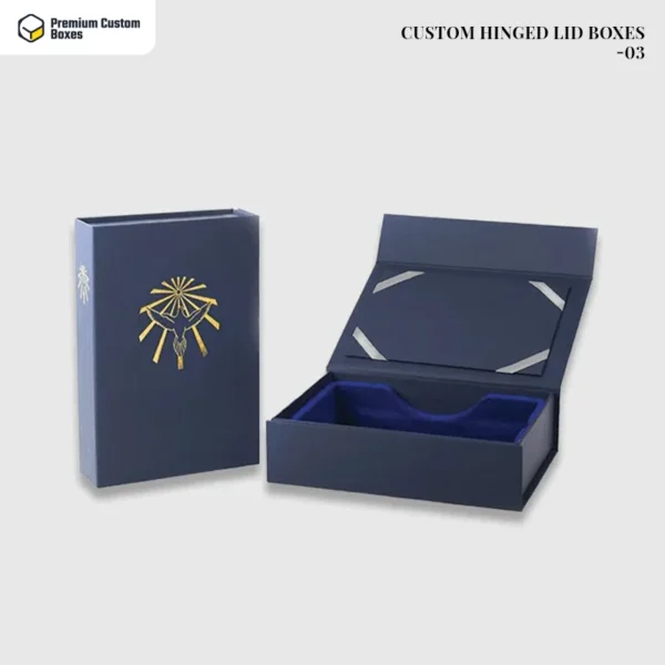 custom hinged lid boxes wholesale