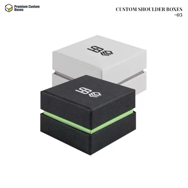 custom shoulder boxes with logo