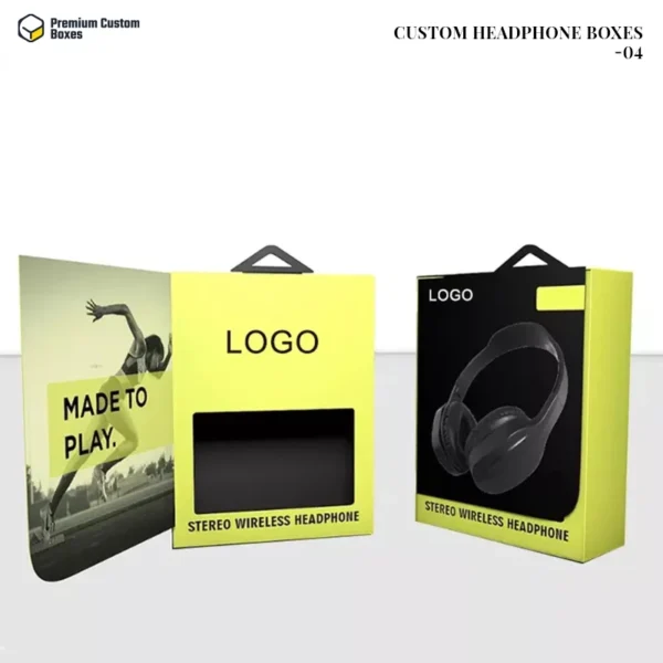 headphone boxes with logo