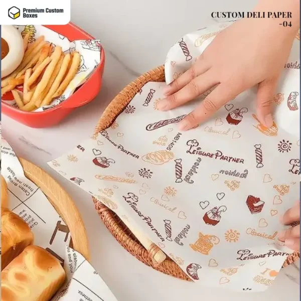 Custom deli paper for restaurants