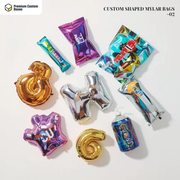 Custom Printed Shaped Mylar Bags 02