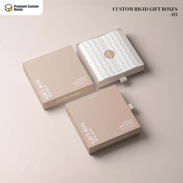 custom printed rigid gift boxes