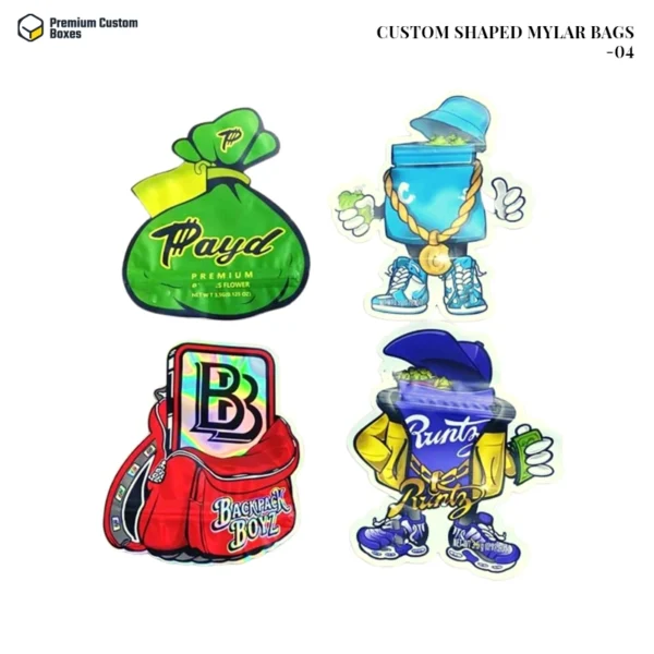 Custom Shaped Mylar Bags With Logo 04