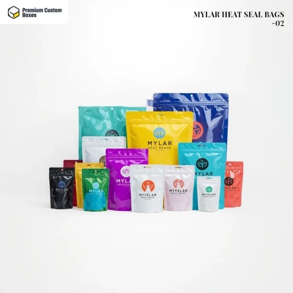 custom printed Mylar Heat Seal Bags